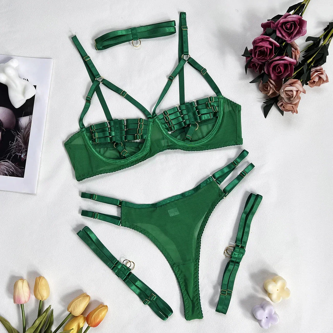 Amanda | 4-delig lingeriesetje