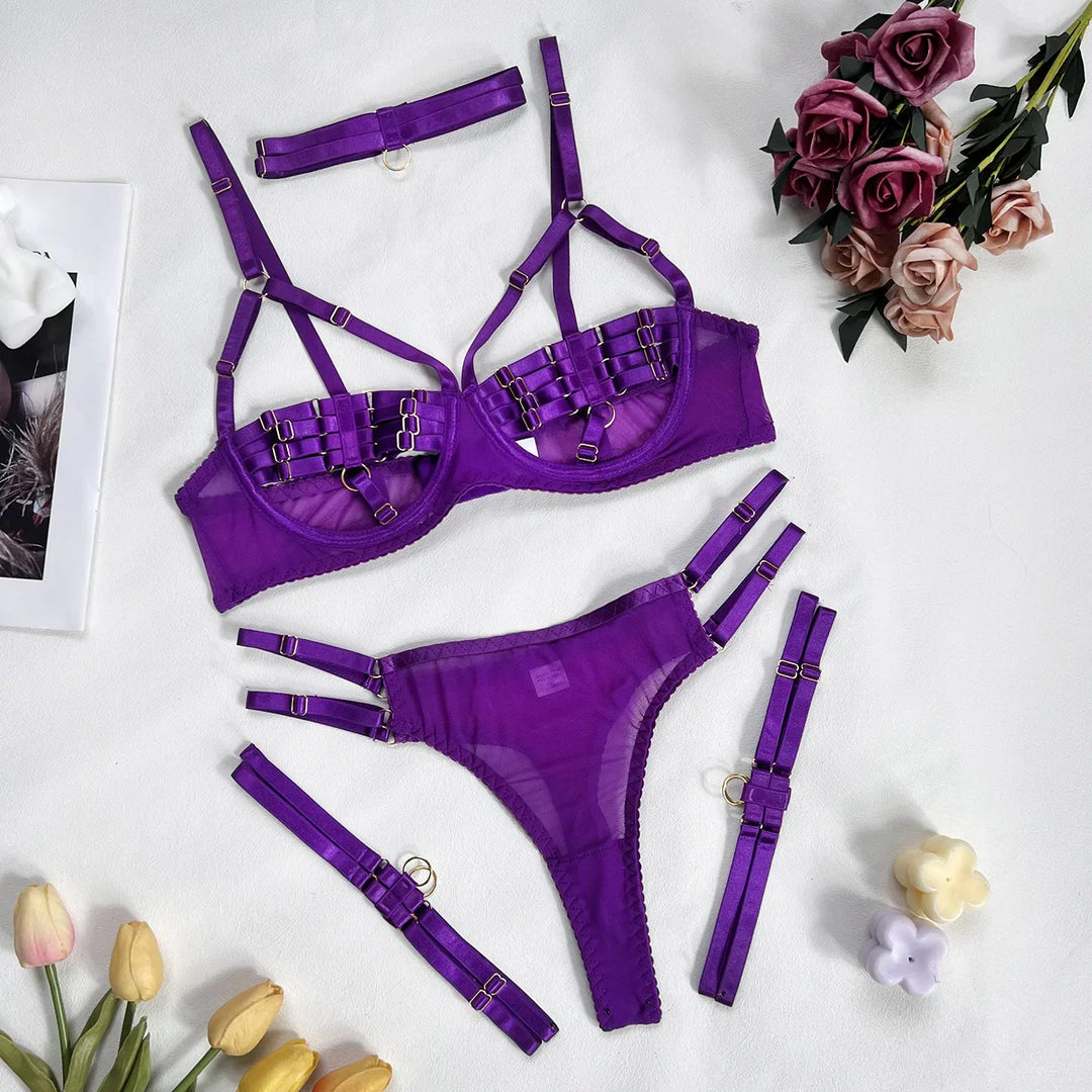 Amanda | 4-delig lingeriesetje