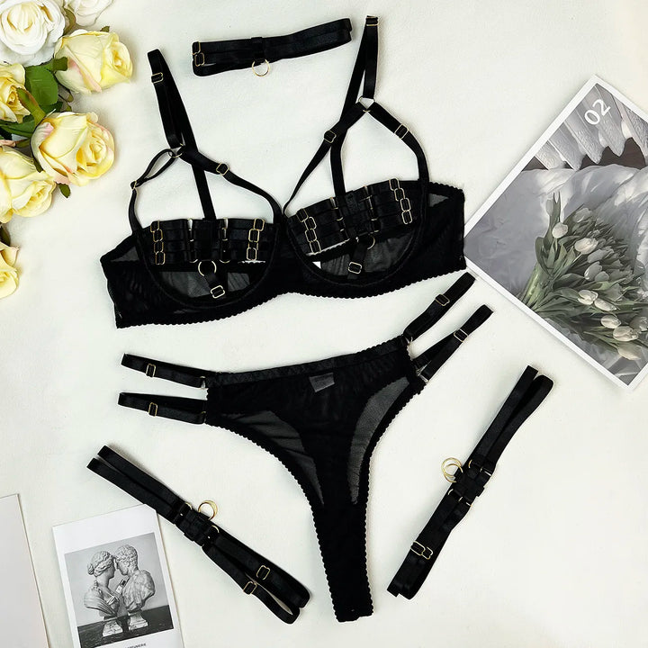 Amanda | 4-delig lingeriesetje