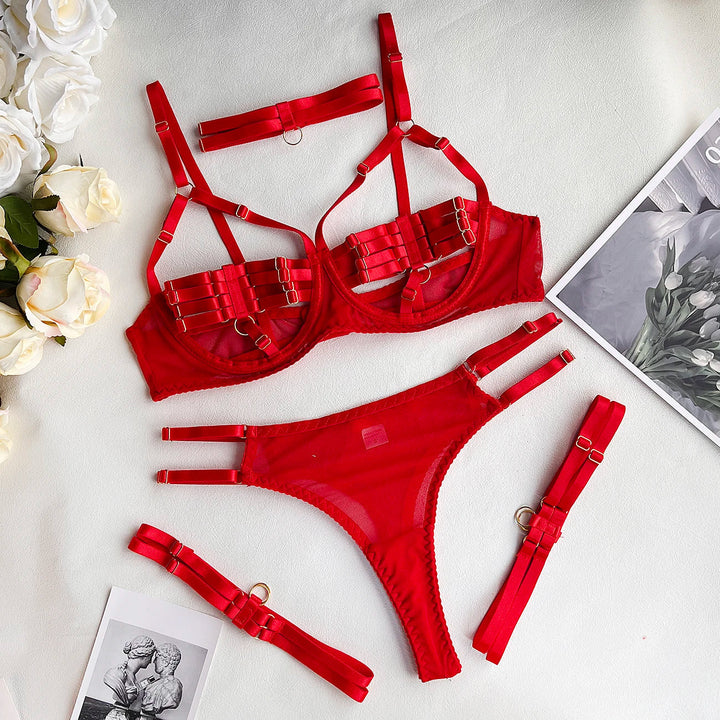 Amanda | 4-delig lingeriesetje